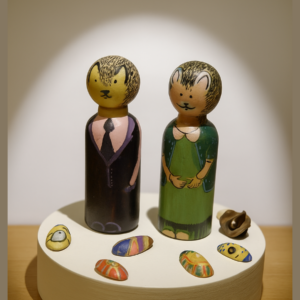 handcrafted-wooden-peg-doll-bunny-couple-eco-friendly-solid-wood-animal-figures-home-decor-and-collectibles